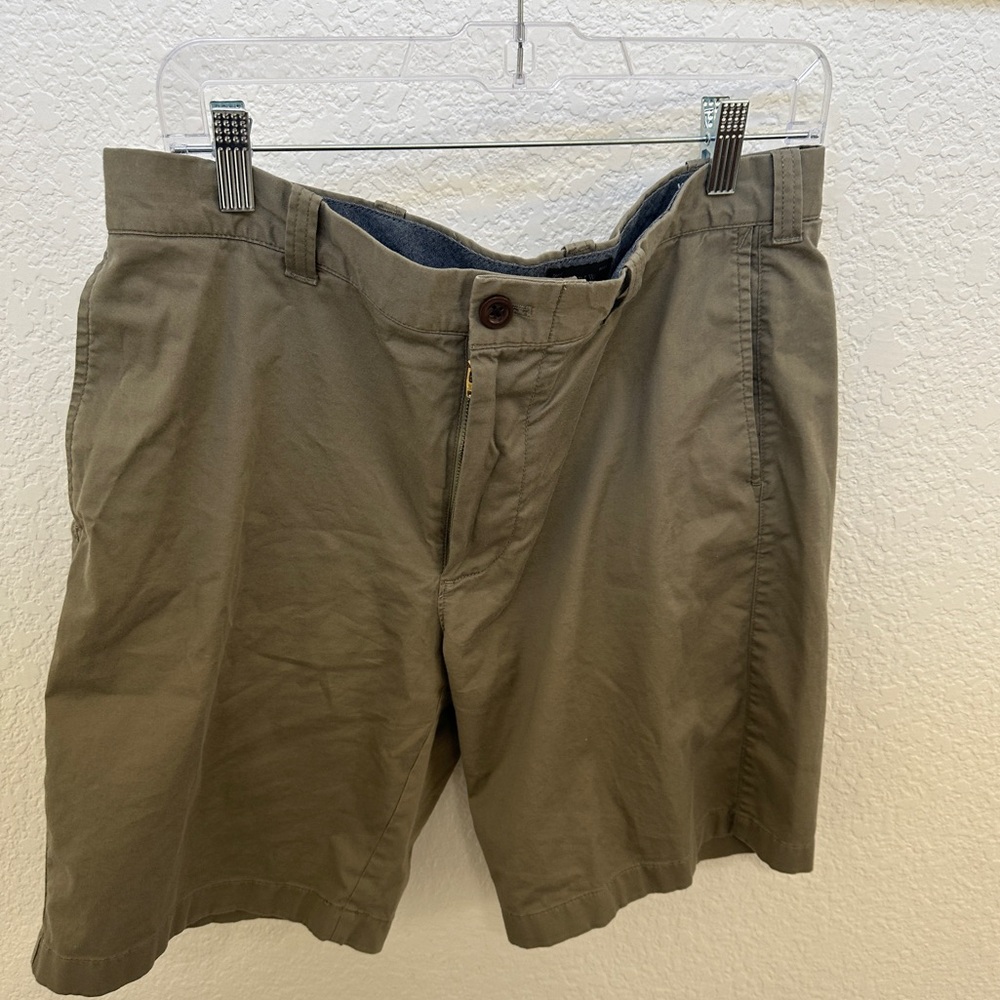 J Crew Olive Green Chino Shorts